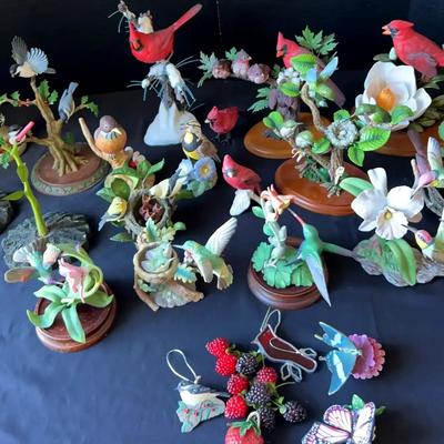 Lenox, Goebel & Danbury Mint Bird Collectible Figurine Collection