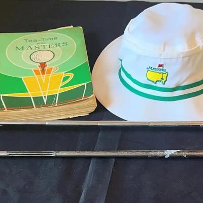 Masters Golf Memorabilia Collection – Ben Hogan Driver, Bulls Eye Putter & More
