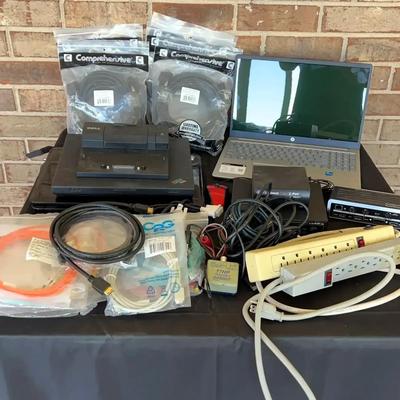 HP & IBM Laptops with Docking Stations, Interfaces, and Cable Accessories