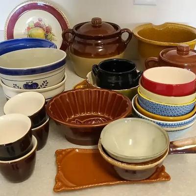 Crockware Bowls & Dishes Featuring Mikasa