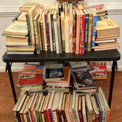 Extensive Cookbook Collection Featuring Lee Bailey, Barefoot Contessa & More