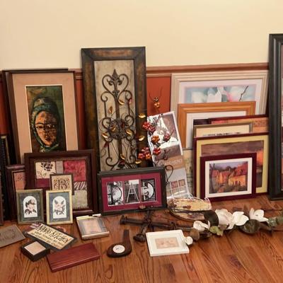 Framed Artwork & Decorative Metal Wall Art Collection