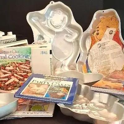 Cookbooks, Cake Molds, and Kitchen Essentials Collection