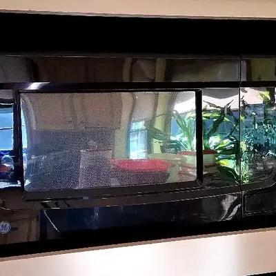 GE Black Microwave