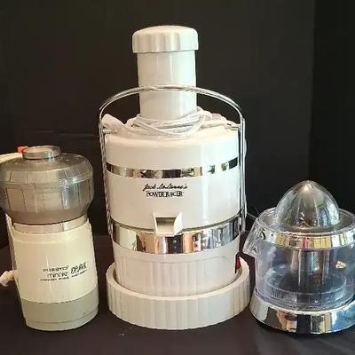 Household Appliance Trio – Jack LaLanne Power Juicer, Presto Mini Food Processor & Citrus Juicer
