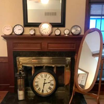 Large Wall Clock, Framed Wall Mirror, Wooden Standing Mirror & More