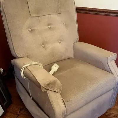 Pride Power Lift Chair with Chenille Upholstery