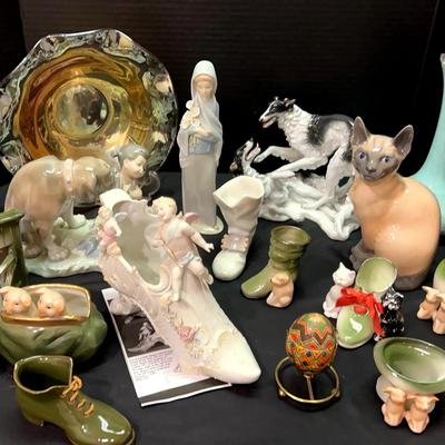 Lladro, Rosenthal, Royal Copenhagen & More Porcelain Decor