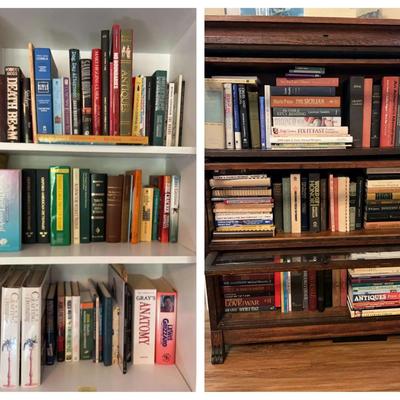 Collection of Hardback Books, Cookbooks, and Novels