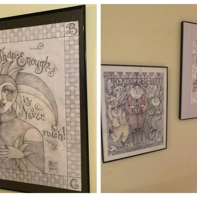 Kat Theofiled Framed Prints Collection