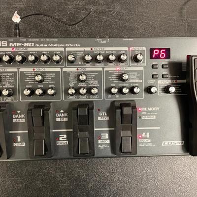 ROLAND BOSS ME-80 GUITAR EFFECTS PEDALBOARD