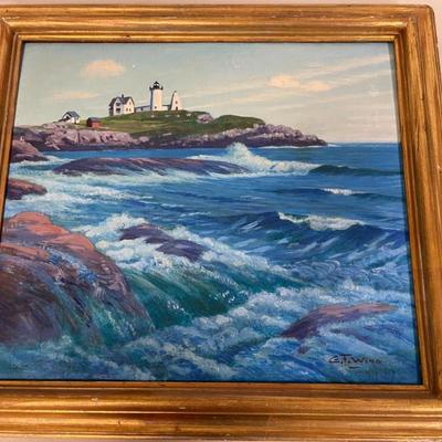 GEORGE WING OIL PAINTING