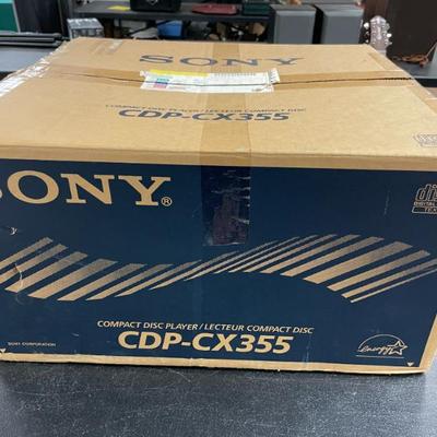 SONY CDP-355 NEW OLD STOCK 300 DISC CD PLAYER
