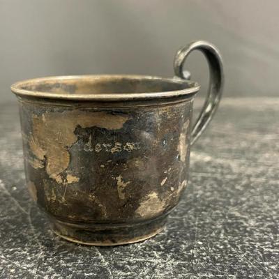ENGRAVED STERLING SILVER CUP