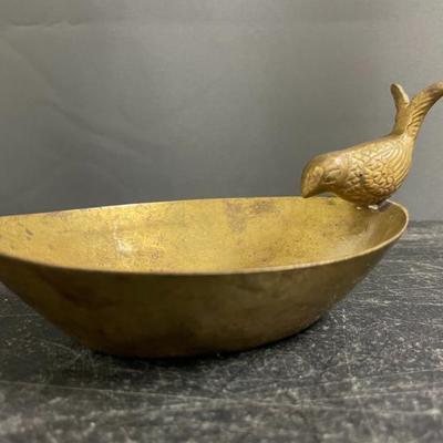 BRASS BIRD BOWL