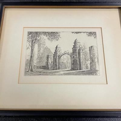 VINTAGE FRAMED PRINT