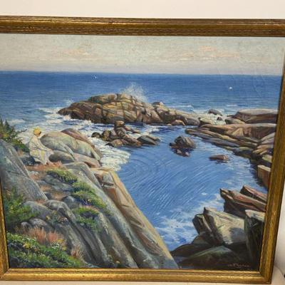 GEORGE WING OIL PAINTING - OGONQUIT