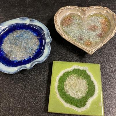 FUSED GLASS POTTERY
