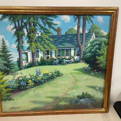 GEORGE WING OIL PAINING