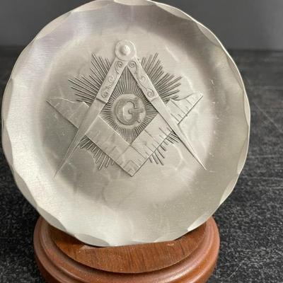 MASONIC PEWTER 