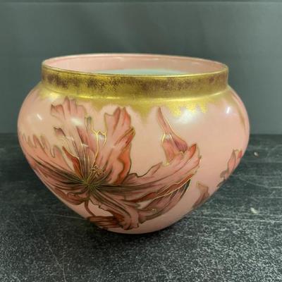 LARGE DILINIERES LIMOGES FLORAL JARDINERE