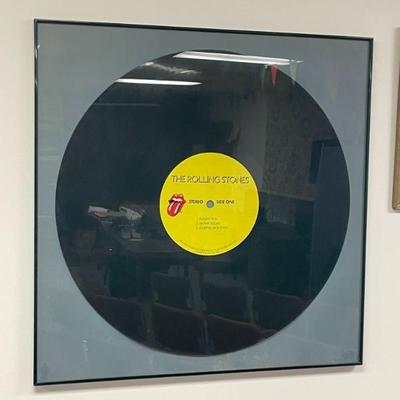 1982 THINK BIG 34" RECORD ROLLING STONES