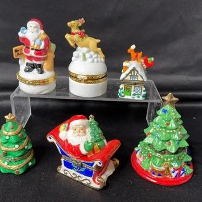 Vintage Hinged Trinket Boxes