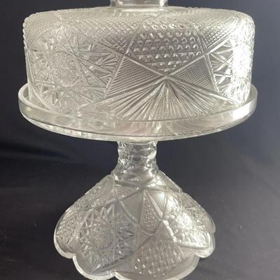 Crystal Cake Plate 
