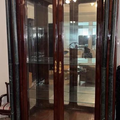 Large Wooden/Glass Display Cabinet 