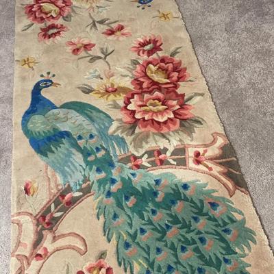Peacock Rug Runner 