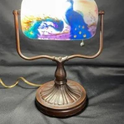 Peacock Desk Lamp 
