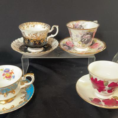 Assorted Teacups and Saucers