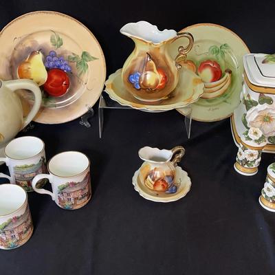 Artmark Pitcher/Bowl Set, TeaPot, Cookie Jar and More