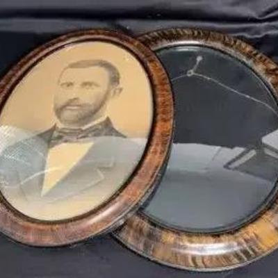 Burl Wood Bubble Frames 