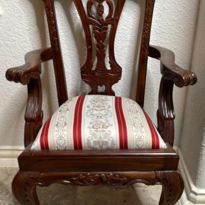 Chippendale Style Small Armchair 