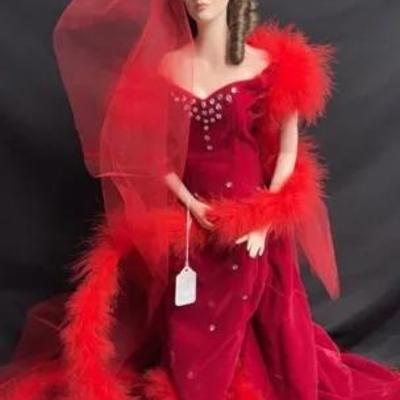 Red Feather Doll 2 ft High