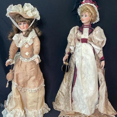 Vintage Porcelain Doll Collection (2)