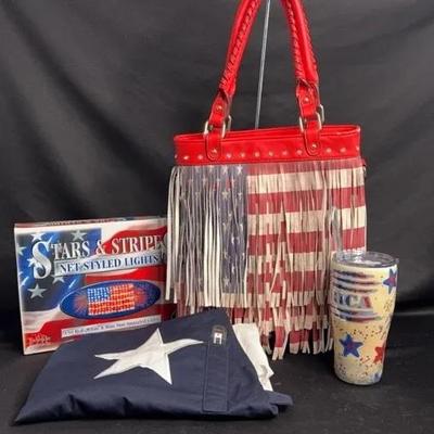 Stars & Stripes: Handbag and Tumbler