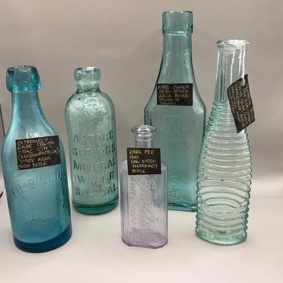 Late 1800s Bottles from California 