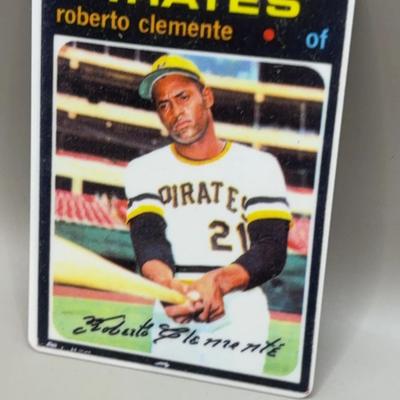 TOPPS 1971 Roberto Clemente (Metal Card)