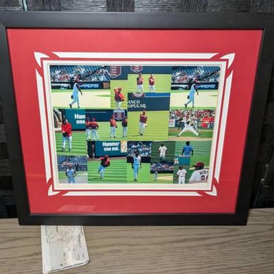 Erick Aybar Frame + Autograph (Shortstop Los Angeles Angels 2006-2015)