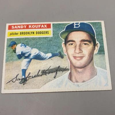 1956 TOPPS #79 Sandy Koufax Brooklyn Dodgers