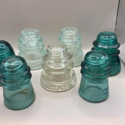 Blue Glass Insulators