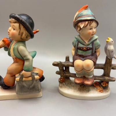 1950's Goebel Hummel "Merry Wanderer" and "Wayside Harmony"