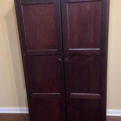 Cherry Brown Wooden Cabinet (60”x30”17”)