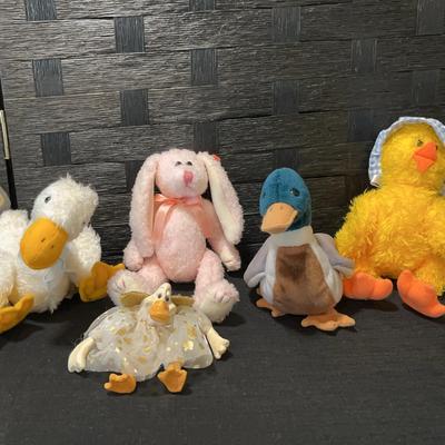 Ty Bunnies & Ducks /chicks 