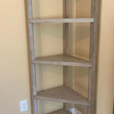 Corner Shelf 5’ Tall X 26.5 W X17” Deep