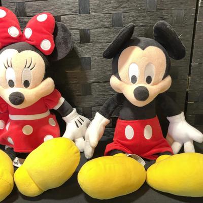 Minnie And Mickey Plush Dolls 