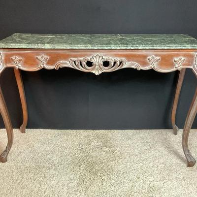 French Style Provincial Side Table Granite Top