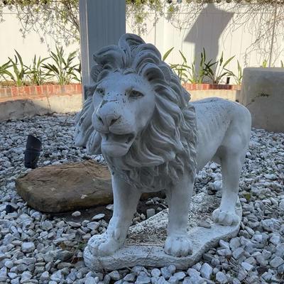 Concrete Lion Statue III
